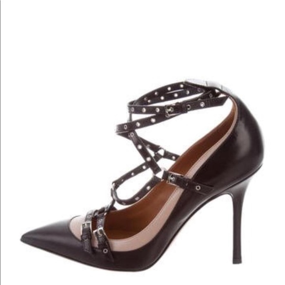 Valentino rockstud lovelatch black nude shoes 7
